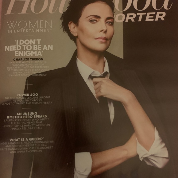 The Hollywood Reporter women power 100 Charlize Theron 12-7-22 collect magazine - Picture 2 of 4